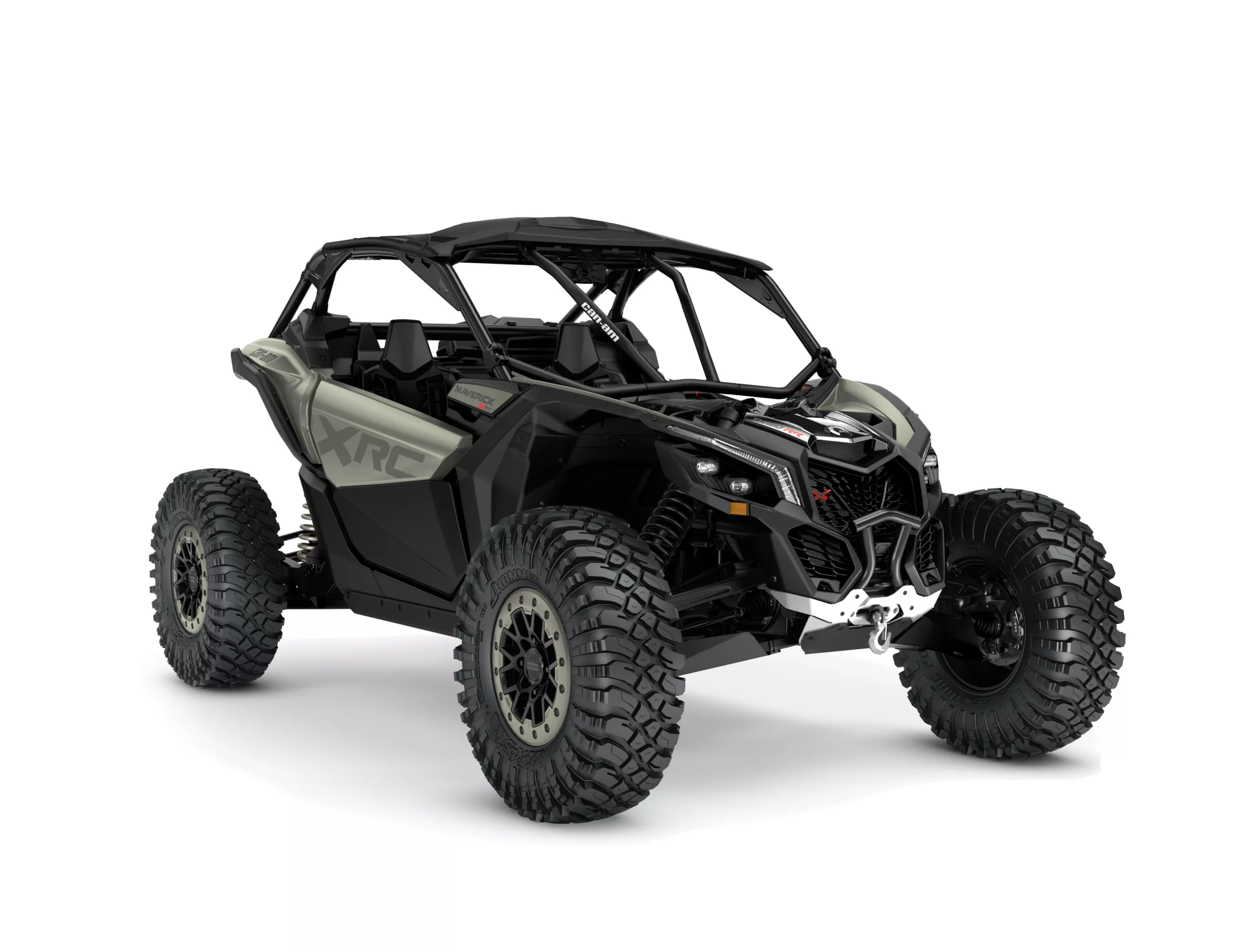ORV-MY26-SSV-Maverick-X3-Xrc72-TURBO-RR-Loft-Green-Satin-0007KTD00-STUDIO-34FR-CE